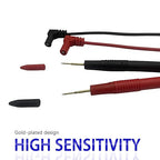 Multimeter Leads, 1000V 10A Meter Leads & Gold-Plated Needle Multimeter Probes