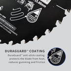 10 Inch 40T & 60T ATB Circular Saw Blades with 5/8 Inch Arbor for Miter/Table Saw, Combo Pack for General Purpose & Fine Finish Wood Cutting