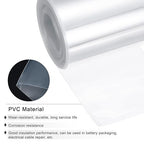 MECCANIXITY Battery Wrap PVC Heat Shrink Tubing 58mm Dia 90mm Flat 33 Feet(10meters) Clear Good Insulation for Battery Pack