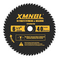6-1/2 Inch Circular Saw Blade 40 Teeth,6-1/2 Saw Frame Ultra Fine Finish Circular Saw Blade,Compatible with for DEWALT,Makita,Skil Circular Saw,for Cutting Lumber,Plywood Material,5/8 Inch Arbor