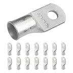 SELTERM 15pcs 2/0 AWG 5/16" Stud UL Marine Grade Battery Terminal Connectors - Tinned Copper Cable Lugs 00 Gauge Wire Connectors Electrical Cable Ends Ring Terminals