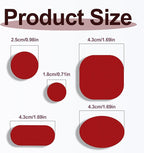 45PCS Nylon Repair Patch Self-Adhesive Pre-Cut Fabric Patch Down Jacket Repair Patches for Puffer Jackets Tenacious Tape Polyester Waterproof Lightweight Tent Repair Patch for Clothes Bag(Red)