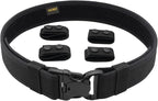 Duty Belt w/ 4 Keepers 2.25" Nylon Stiff Utility Belt Police Correctional Officer Work Patrol Gear Carrier XXXL
