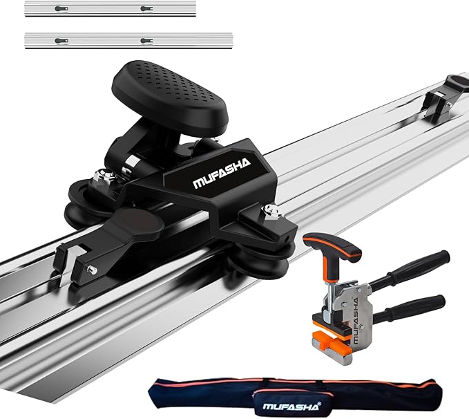 70 Inch Large Manual Tile Cutter with Aluminum Alloy Rails Porcelain Ceramic Tile Cutter With Case Cutting Length Up To 62.9 Inches