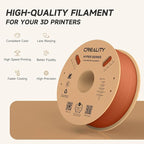 Official Creality Hyper PLA Filament 1.75mm, High Speed PLA 30-600mm/s 3D Printer Filament, Dimensional Accuracy +/-0.02mm, Fit Most FDM 3D Printers, 1KG(2.2lbs) Spool Burnt Orange