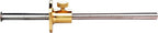Wheel Marking Gauge Kit with 2 Extra Cutter Wheels and Screws, Small Anti Roll Brass Head, Metric Micro Adjuster Ruler, Woodworking Tools Scriber for Woodworking