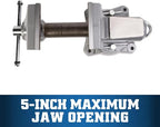 Wilton Mechanics Pro Bench Vise, 5-1/2" Jaw Width, 5" Jaw Opening, 3-5/8" Throat (Model 855M)