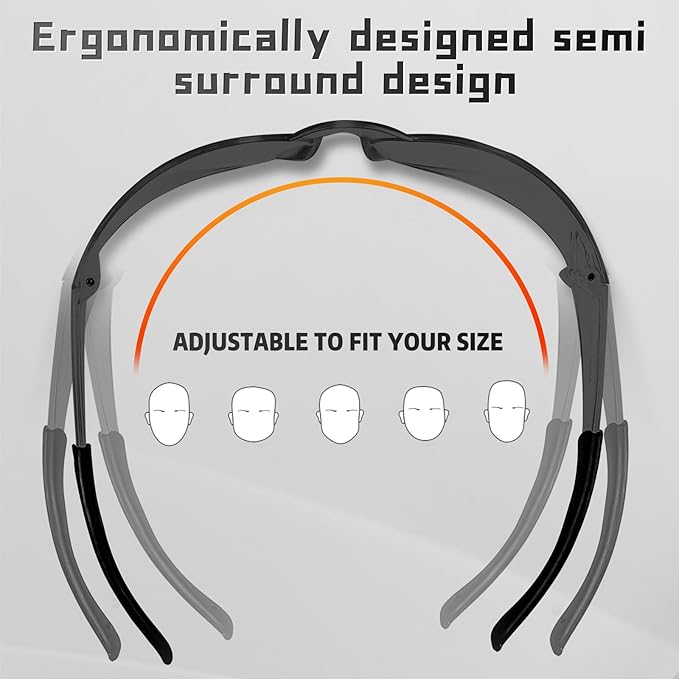 Clear Safety Glasses Bulk of 80,ANSI Z87.1 Impact Resistant Lens Eye Protection for Lab,Construction