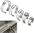 5PCS Exhaust Pipe Tacking Band For Tig Welding Fabrication 2" 2.5" 3" 3.5" 4"