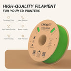 Official Creality Hyper PLA Filament 1.75mm, High Speed PLA 30-600mm/s 3D Printer Filament, Dimensional Accuracy +/-0.02mm, Fit Most FDM 3D Printers，1KG(2.2lbs) Spool Green