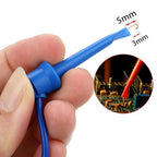 Sumnacon 39 Inch Multimeter Test Lead Set - 5 Pcs Stackable Banana Plug to Test Hook Wire Cable Kit with Protective, Flexible Wire Leads for Electrical Testing 500V/5A