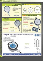 HHIP 4400-1100 Pro Series AGD Group 2" Dial Indicator, .0005" Graduation, 0-100 Reading, 0-1" Range