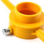 QWORK NPT Die Set, 6Pcs PVC Thread Maker Tool,Pipe Round Die Set, Pipe Threader Plumbing Tool, Three Maker Size: 1/2", 3/4", 1"