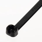 Panduit BT1M-M0 Cable Tie, Metal Barb, Miniature, Weather Resistant Nylon 6.6, 4.0-Inch Length, Black, (1,000-Pack)