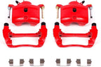 Power Stop Front S2660 Pair of High-Temp Red Powder Coated Calipers
