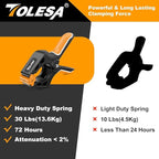 TOLESA Heavy Duty Spring Clamps 7 Inch 10 Pcs Large Wood Clamps with 30Lbs Powerful Clamping Force Deep Throat Nylon Clamps for Woodworking Photography Backdrop Household Use Cover Holding Wood Gluing