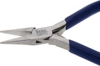 The Beadsmith Chain-Nose Pliers 4-1/2" Long with Fine Tips and Navy Blue Handles, Jewelry Making and Repair Tool