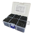 Heat Shrink Tubing Kit - 3:1 Ratio Adhesive Lined, Marine Grade Shrink Wrap Industrial Heat-Shrink Tubing - 240 PCS