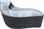 4x36 Sanding Belts 400 Grit Knife Sharpening,Silicon Carbide Fine Belt Sander Belts for Woodworking Metal Wet Dry Polishing,6-Pack