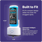 iFLO® Smart A/C Drain Line and Drain Pan Cleaner for HVAC System, Clog-Free, Easy Installation & App-Controlled Air Conditioner Maintenance, Includes 36oz Cleaner Cartridge, 3 Month Supply