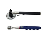 Telescoping Inspection Mirror,Additional extendable Observation,20lb, 30lb Telescopic Magnetic on a Stick for extendable Tool,Large Magnet Set for Mechanics Automotive Tools