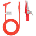 Proster Banana to Alligator Clip - Test Leads CATIII 1000V 10A with Alligator Clip, Insulated Copper Conductors Safety Cables for Multimeter, Electrical, Automotive & Home Testing