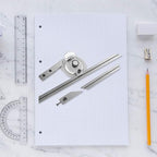 360 Degree Steel Universal Bevel Protractor Angle Finder Measuring Ruler Magnifying Glass Ruler Tool,Precision Angle Measuring