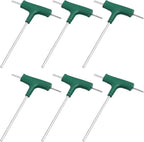 Antrader T-Handle Hex Key Wrench, 3-Way Allen Key Wrench Set Metric with Plastic Handle for Home Repair (4mm/4mm/3mm)