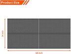 Ultrawall 4 Pcs Metal Pegboard Wall Panels, Peg Boards for Garage Tool Storage