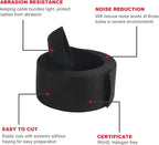 Heat Shrink Wire Loom 2:1 Shrinkable Braided Cable Sleeve 1-3/8 Inch ID-46ft Abrasion Protection Flexibility Fabric Wiring Harness Cover Sheath