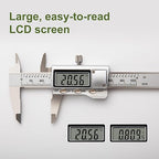 All-Metal Small Digital Caliper 0-4" Mini Measuring Tool, Micrometer Caliper with Auto-Off Feature, Interchangeable Between inches and millimeters for DIY/Household and 3D Printing