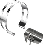4 Inch Stainless Steel Exhaust Clamp, Universal for Welding and Exhaust Pipe Repair (4 inches)