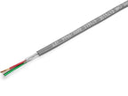 22 AWG 4/C Stranded 100% Copper EWCS CMR Riser Rated Shielded Sound & Security Cable UL Listed 300 Volts - 1000 Feet