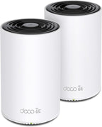 TP-Link Deco XE70 Pro AXE4900 Tri-Band WiFi 6E Mesh WiFi System - 2.5G WAN/LAN Ports, 4.9 Gbps Wi-Fi 5,500 Sq. Ft Coverage, Connect up to 200 Devices, 6 GHz Band, 2-Pack
