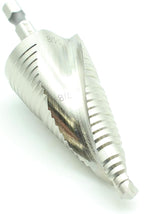 TEMO M35 Cobalt Step Drill Spiral Flute, Two Size: 7/8 Inch and 1-1/8 Inch, 1/4 Inch Hex Shank