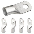 SELTERM 5pcs 4/0 AWG (XL) 1/2" Stud Tinned Copper Wire Lugs, Battery Lugs,Ring Terminals, Battery Cable Ends, 0000 Gauge Ring Terminal Connectors,UL Marine Grade Electrical Battery Terminal Connectors