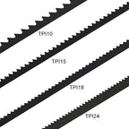 5-Inch Scroll Saw Blade Pin End Replacement 36Pack for Wood, High Carbon Steel(28TPI, 12 TPI, 10TPI 12pcs Each)
