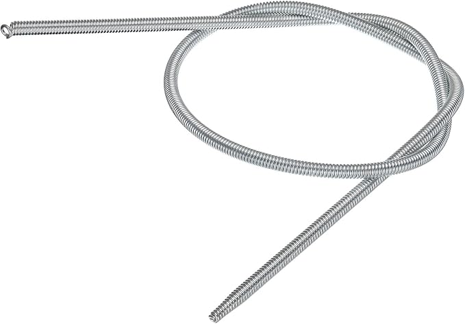 MECCANIXITY Spring Tube Bender OD 9mm/0.35" Steel Spring Pipe Copper Tubes 1100mm/43.31" Long for 1/2" Copper Pipe(12mm) in Home Renovations,Electrician Wiring Bending Pipe(insert-pipe use)