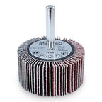 BHA Aluminum Oxide Shank Mounted Flap Wheels, 2” x 1” x 1/4”, 80 Grit - 5 Pack