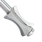 Akylin's Convex Edge Oval Router Bit 1/2" SHK x 1-13/16"CL, Shallow Bullnose at 1-1/2" Length,Convex Column Molding Router Bits-Perfect for Stair Treads and Shelf Edges