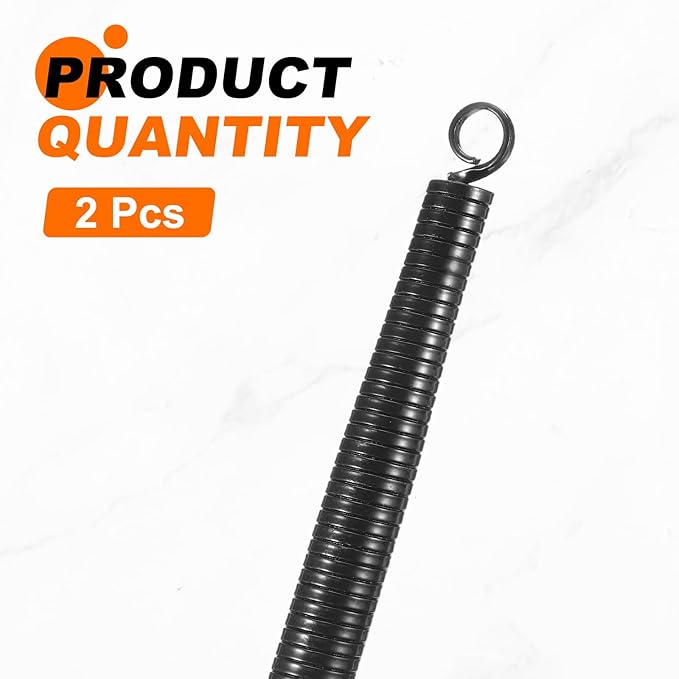HARFINGTON 2pcs PVC Spring Tube Bender 15mm OD 520mm Long A Type Conduit Pipe Bender Bending Spring for Pipe Bending Devices in Home Hydropower, Black