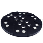 Lavina Grinding Disc Universal 10" Magnetic Adapter Plate, 10 Inch Universal Magnetic Tooling Holder Plate for Edco MK Husky Blastrac Virginia Abrasive Grinder