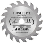 TCT 3 Inch Circular Saw Blade with 3/8 Arbor, 18 Teeth Cutoff Tool Blade for Wood, Plastic, PCV, Acrylic, Plywood, Wood Cutting Blade for Woodworking （1Pcs）