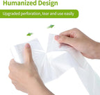 Clear Small Trash Bags 4-Gallon bathroom garbage bags, Trash Bags for Bathroom Bedroom Office - Unscented 15 Liters waste basket liners (150 Counts)