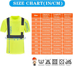 AYKRM Safety T Shirt Reflective High Visibility hi vis Long Sleeve T Shirt (XS-6XL)