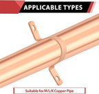 30-Pack EFIELD 3/4-Inch Copper Pipe Strap, Two-Hole Clamp Mount, Copper Made, Pro Pack, (COPPER024)