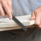 8" Flat Medium Cut File, Double Cut Teeth, Made of High Carbon Steel, Single Hand File Without Handle, Suitable for Shaping Metal, Wood, etc.