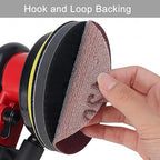 6 Inch 50 Pcs Wet Dry Sanding Discs Hook and Loop, 400 Grit Sandpaper Automotive Wood Metal Polishing & Sanding, Silicon Carbide Sand Paper for Random Orbital Sander (Grit 400)