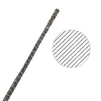 Murtenze 12PCS Spiral Scroll Saw Blades, Plain End Saw Blades Assortment for Wood Metal Cutting Sawing Carve (#4 Wood Cutting)