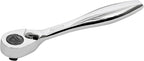 ARES 42068-1/4-Inch Drive 120 Tooth Ratchet – 3 Degree Swing Arc - Reversible Ratcheting Mechanism - Ergonomic Handle and Professional Gear Structure